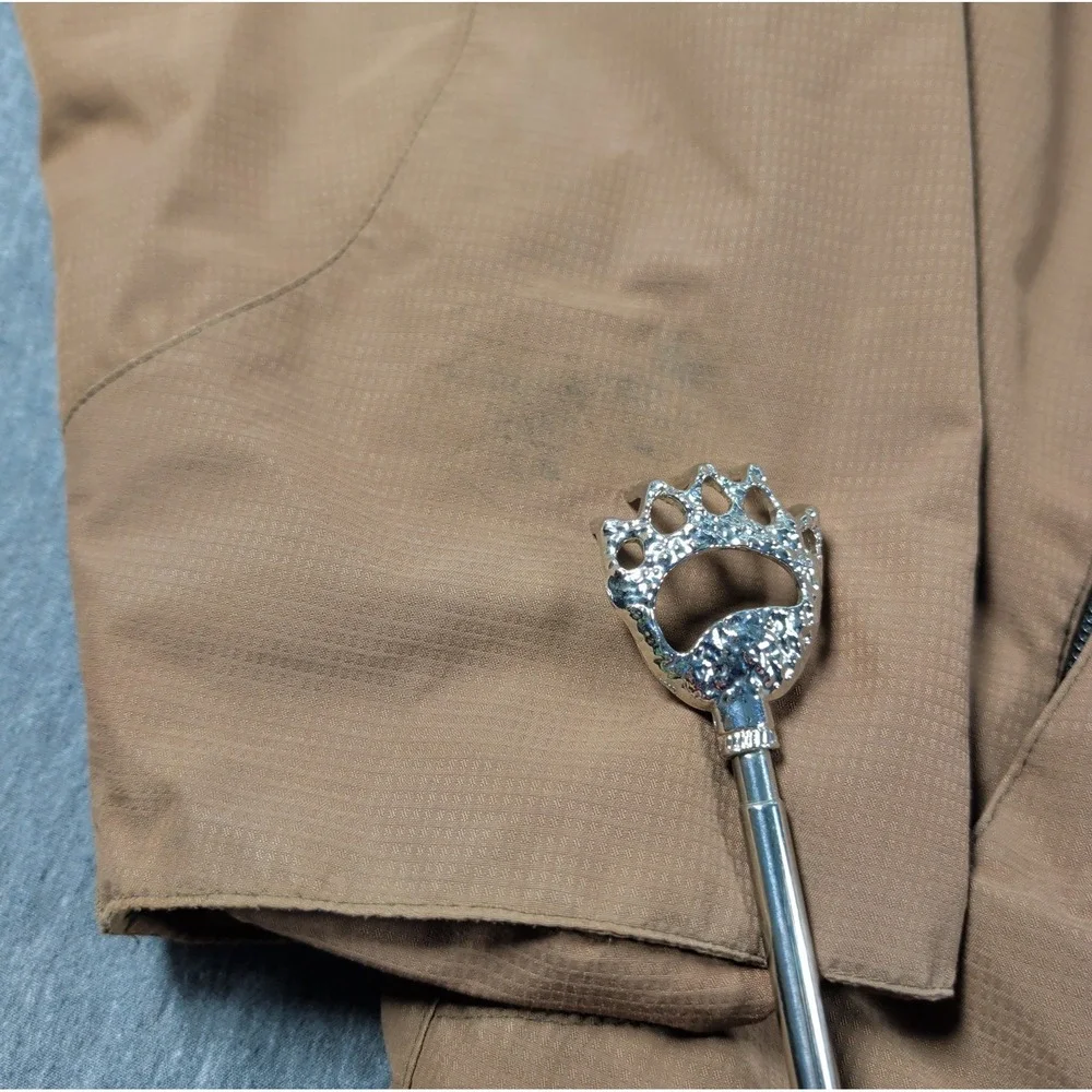 Vtg 90s Waterproof Jacket Mens Salewa Powertex Size XL Brown Full Zip Gorpcore